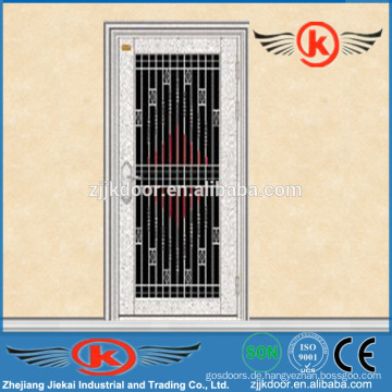JK-SS9614 Sicherheitstür Design in Metall spezielle Muster Edelstahl Tür